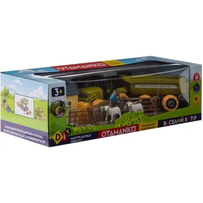 Игровой набор Otamanko Веселый хутор (трактор с прицепом и ферма с овцами и курами) (8817K) Винница