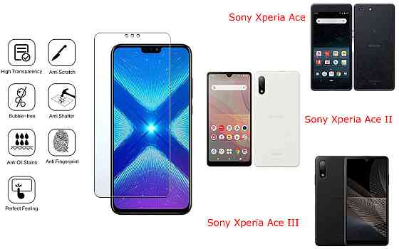 Защитное стекло NeoGlass для Sony Xperia Ace, Ace II, Ace III – ультрапрозрачное и устойчивое Киев