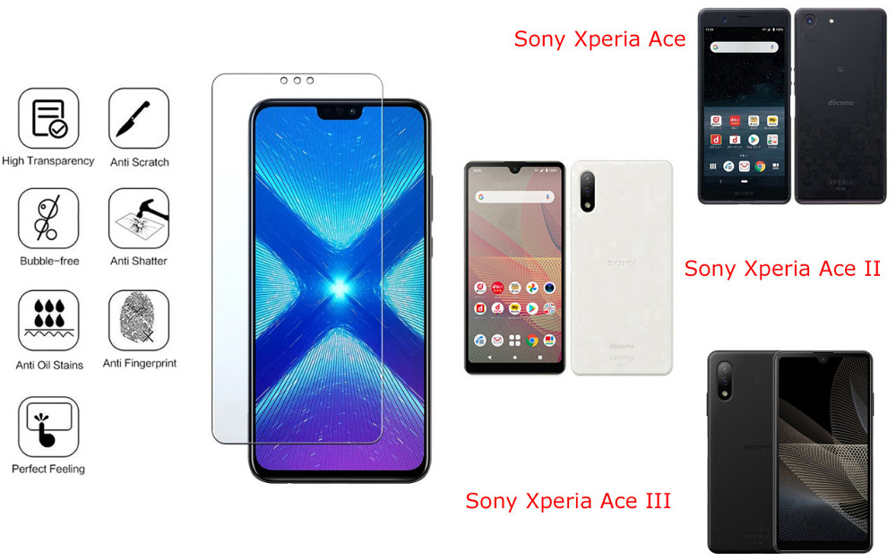 Защитное стекло NeoGlass для Sony Xperia Ace, Ace II, Ace III – ультрапрозрачное и устойчивое Киев - изображение 4