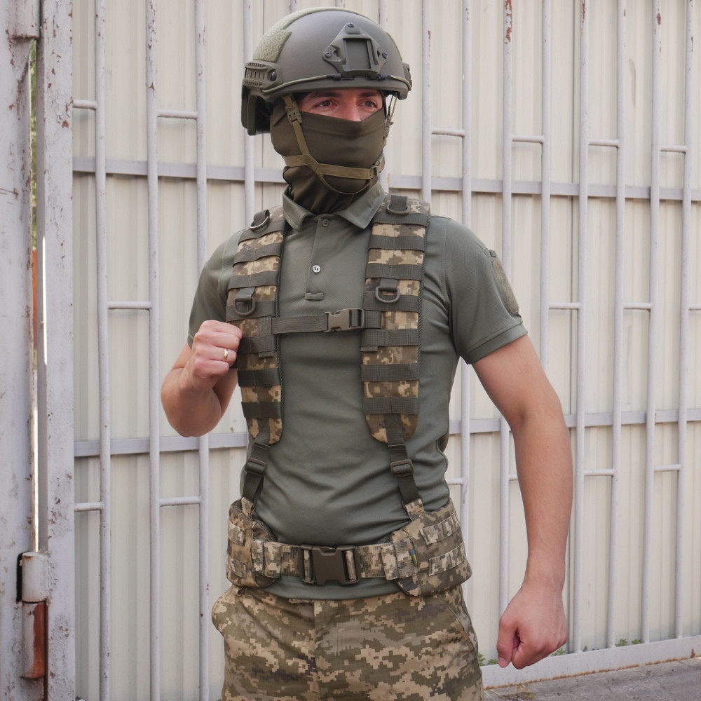 РПС Kiborg R-1 GEN.2 (S) Pixel. Розвантажувальна система РПС піксель, Ремінно плечова система, розгрузка Київ - фото 9