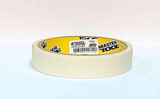 MASTERTOOL Стрічка малярна універсальна MASTERTOOL GripBond Easy 19 мм×15 м біла 79-9940 Коломия