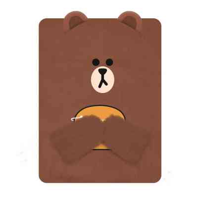 Блокнот Yes Пушистый Line Friends Brown , 80 листов Линия (151745) Винница