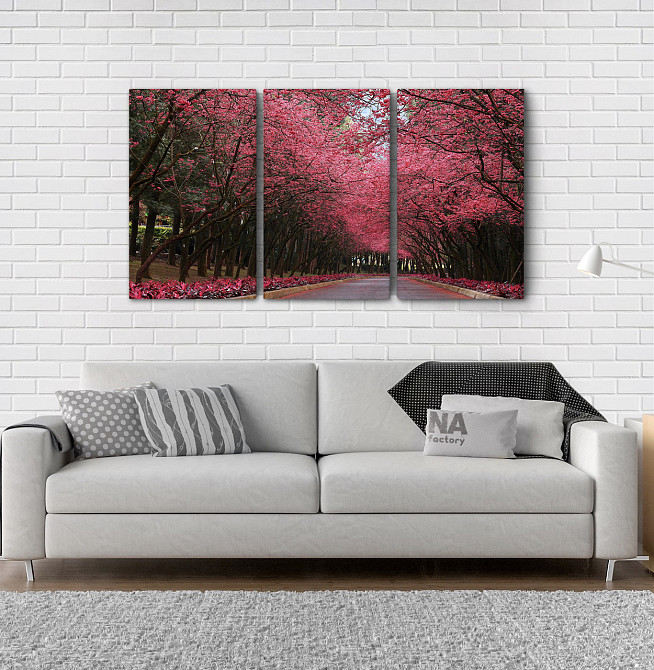 Модульна картина Парк Сакури Аrt-174_3А Київ - фото 2