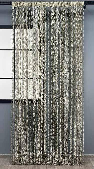 Шторы-нити спираль с люрексом Сатин 300х300см 1 шт (61-110) Киев - изображение 2