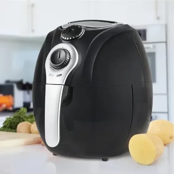 Воздушная фритюрница MS-3220 1300 Вт, аэрогриль без масла, объем 4.5 л, управление температурой Киев