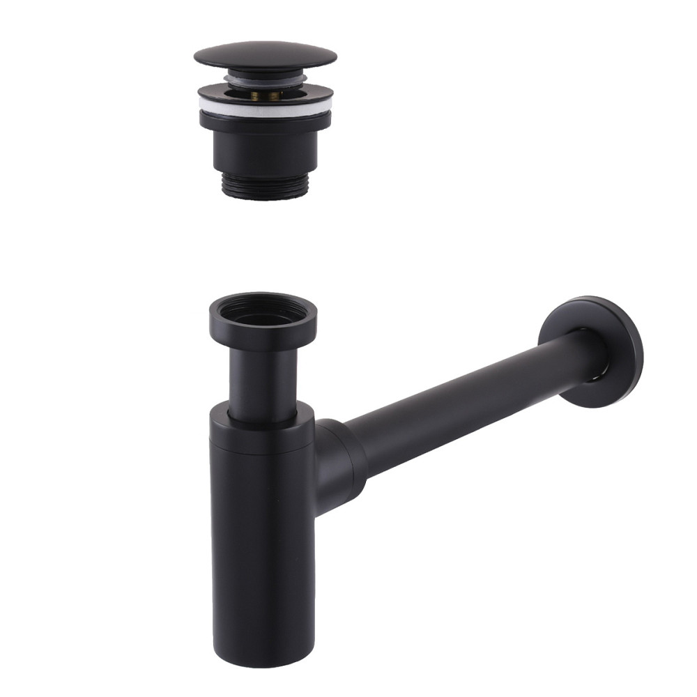 Сифон латунь з донним клапаном Globus Lux GSB-32-125-04BB Тернопіль - фото 1