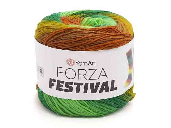 Пряжа Forza Festival 75% шерсть 25% полиамид 420м 100г 4шт/уп арт.2907 ТМ YARNART Киев