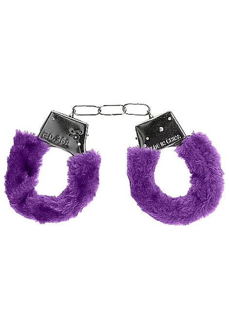 Наручники - Ouch! Beginner's Handcuffs Furry Purple Sex Aura Київ - фото 1
