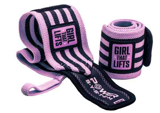 Бинти для зап'ясть (кистьові бинти) Power System PS-3510 Wrist Wraps GTL Pink Каменское