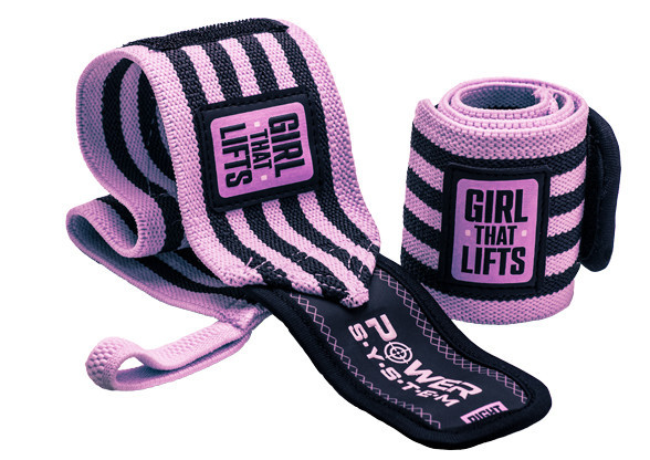 Бинти для зап'ясть (кистьові бинти) Power System PS-3510 Wrist Wraps GTL Pink Каменское - изображение 1