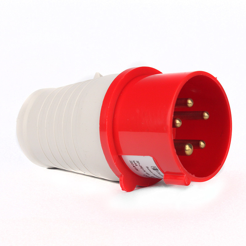 Вилка силова 5x16 3P+PE+N, 16А, 380-415 В, IP44 Днепр - изображение 2