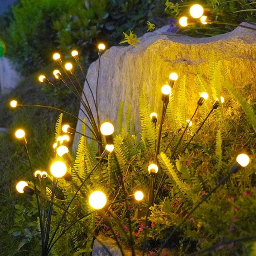 Садовий світильник на сонячній батареї 70см, Тепле світло / Вуличний ліхтар для саду / Газонний ліхтар Київ - фото 8