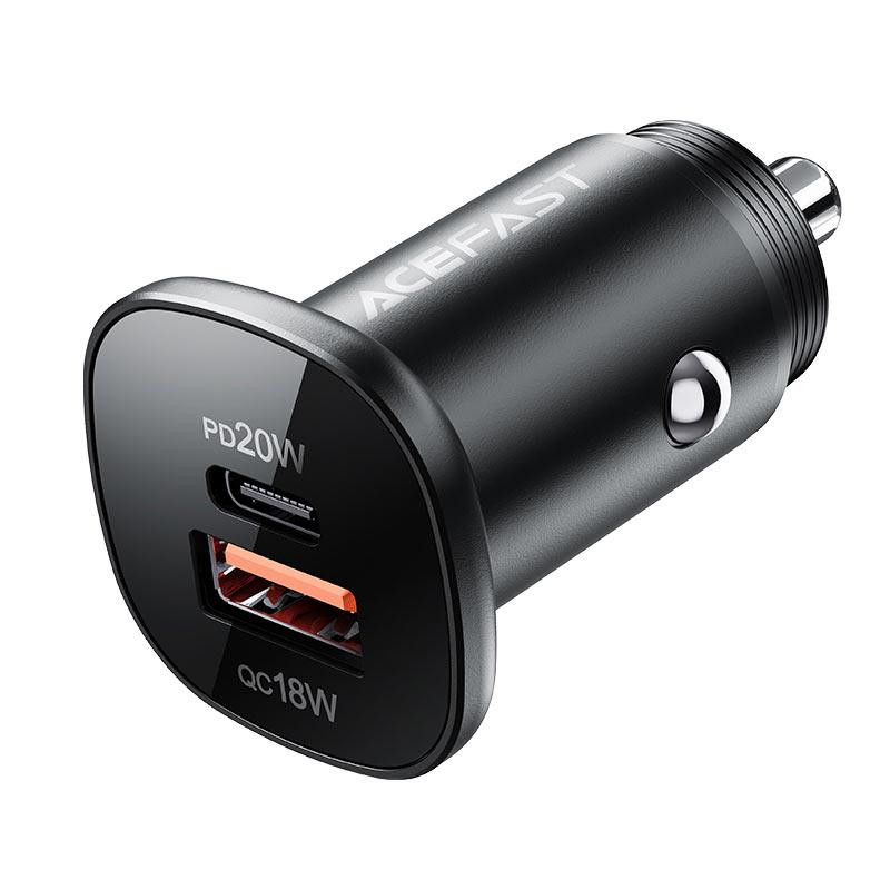 Автомобильное зарядное устройство ACEFAST B1 mini 38W (USB-C+USB-A) dual-port metal car charger Киев - изображение 7
