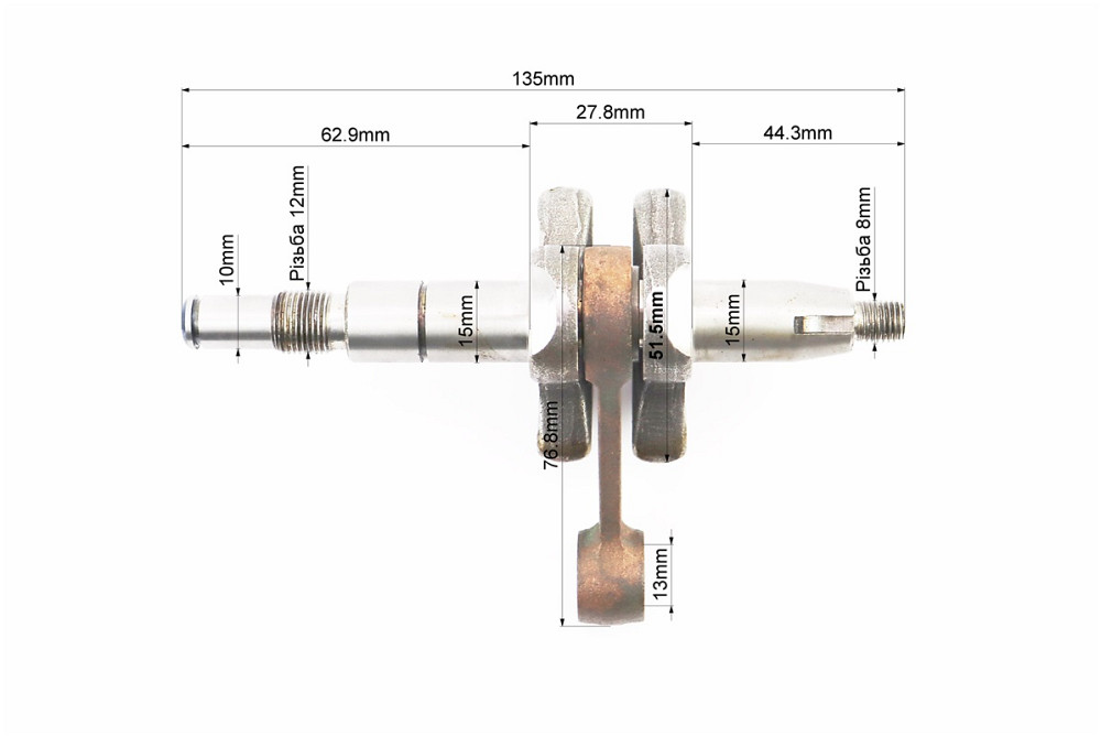 Колінвал, палець 10mm MS-230/250 Київ - фото 2