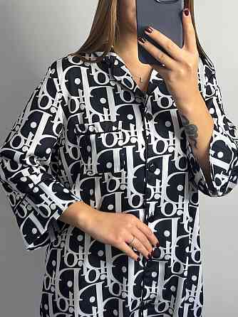 Жіноча нічна сорочка сатинова Діор L Харків