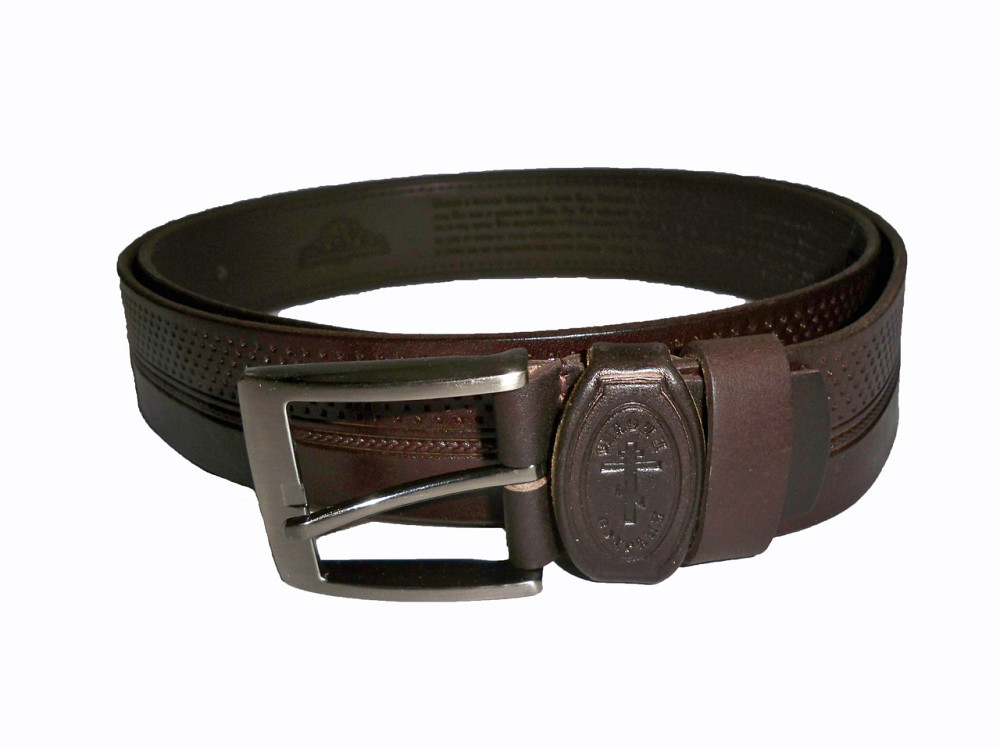 Шкіряний ремень з молитвами всередині 40х Одеса - фото 1