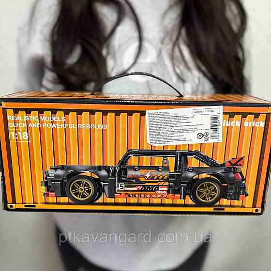 Конструктор машинка Мустанг суперкар в контейнере 520 деталей Technic J 2004 C чёрный Хмельницкий