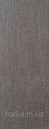 Шпалери вінілові на флізеліні гарячого тиснення DU&KA Him 1.06х10 однотонні тонкі смужки чорні з глянцем Київ