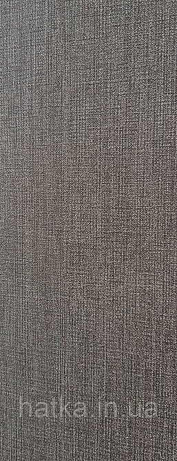 Шпалери вінілові на флізеліні гарячого тиснення DU&KA Him 1.06х10 однотонні тонкі смужки чорні з глянцем Київ - фото 3