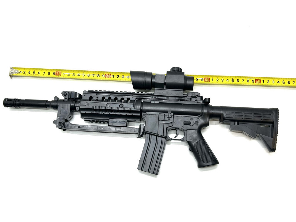 Автомат із кульками лазер ліхтарик батарейки Чорний (0902C) Чернігів - фото 4