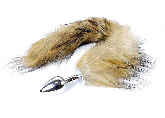 Анальна пробка - Fox Tail Brown, XL Sex Aura Київ