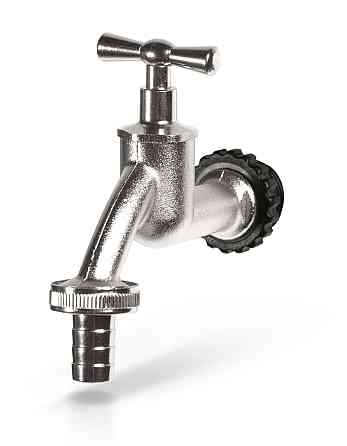Кран для ємності для дощової води металевий Prosperplast TAP, сріблястий Київ
