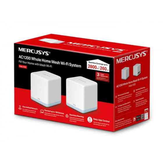 Домашня Mesh Wi-Fi система Mercusys(2шт у комплекті), Halo H30(2-pack) (Halo H30(2-pack)) Киев