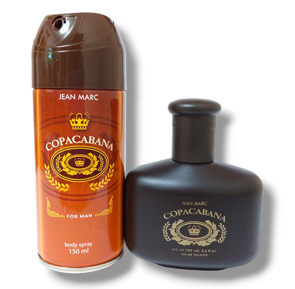 Набір для чоловіків Copacabana Jean Marc (Туалетна вода 100 мл Дезодорант 150 мл) Копакабана Запоріжжя - фото 1