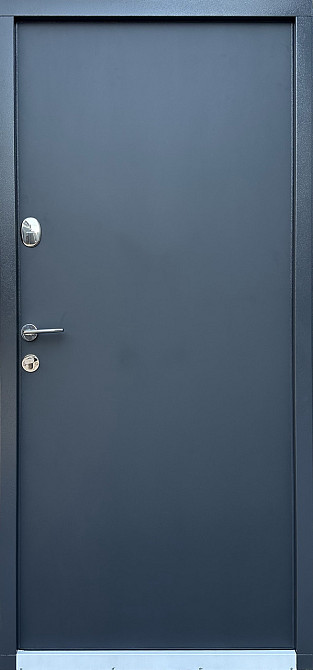 Двери уличные Redfort, модель Блейд RAL 7024 , комплектация Оптима плюс Металл/МДФ (2 контура) 960 Киев - изображение 2