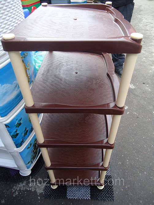 Коричнева полиця для взуття Харків - фото 4