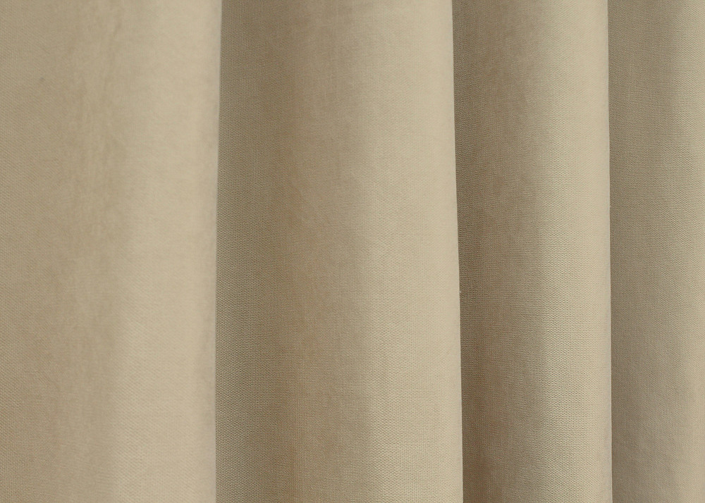 Комплект коротких штор VR-Textil Микровелюр Petek № 1491ш Бежевый 130х170 см 2 шт (35-0216) Киев - изображение 6