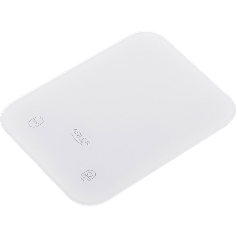 Ваги кухонні Adler AD 3181 white електронні/ 10кг/ г; кг, фунт/ 2хААА/ автовимкнення/ скло Винница - изображение 2
