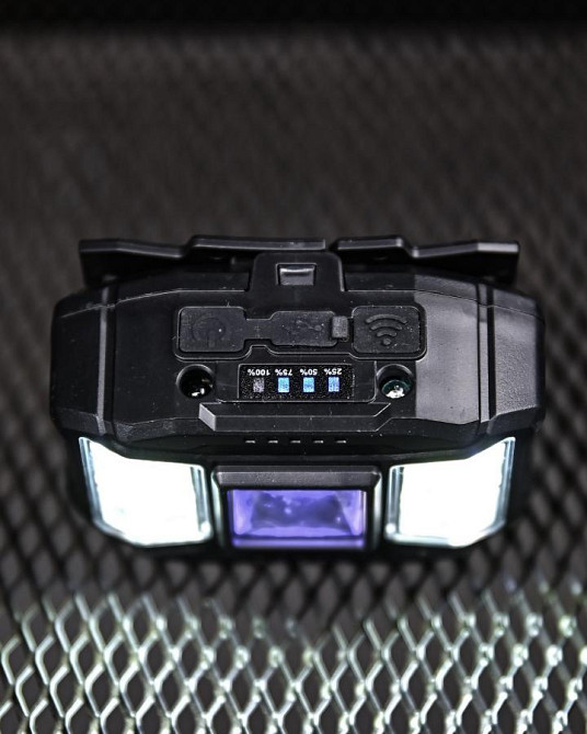 Налобний ліхтарик HC 617 COB сенсор червоне світло ПП8147 Одеса - фото 4