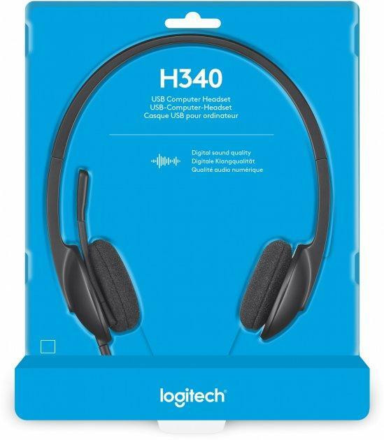 Гарнітура Logitech H340 USB (981-000475) Чорний Харків - фото 7