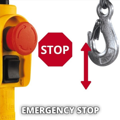 Лебідка Einhell тельфер TC-EH 500, 1000Вт до 500кг, трос 12м. 15кг (2255140) Вінниця - фото 8