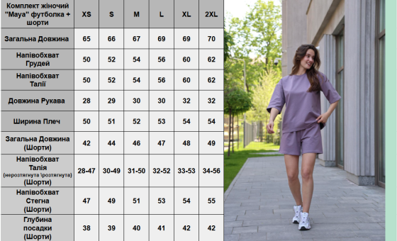 Жіночий літній костюм футболка та шорти двунитка оверсайз комплект повсякденний смарагдовий Maya Одеса