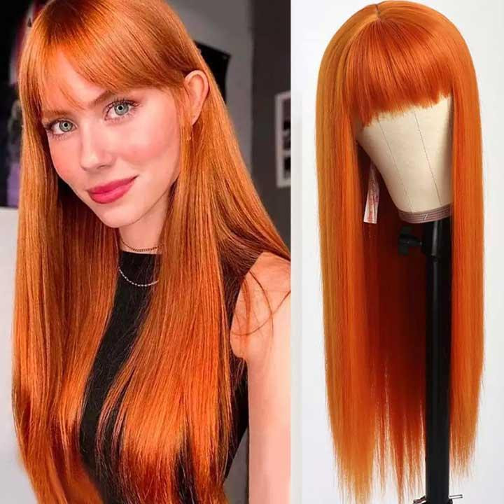 Перука рівна аніме з довгим чубчиком "Брюнетка" - 70см Вінниця - фото 7