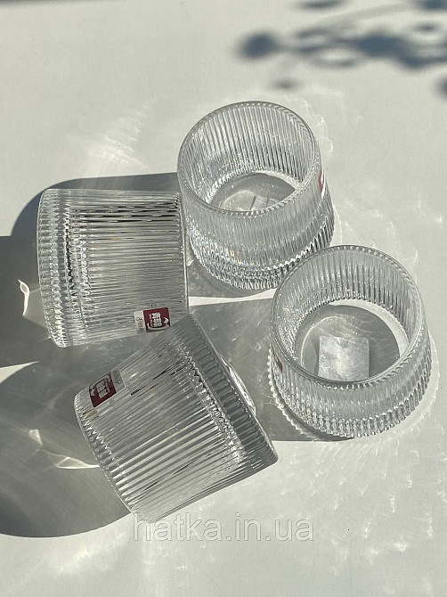 Набір склянок OLens "Ланцелот" 170 мл 6 шт 7х7,5 см товсте скло для дому та ресторанів 102-308 Київ - фото 5