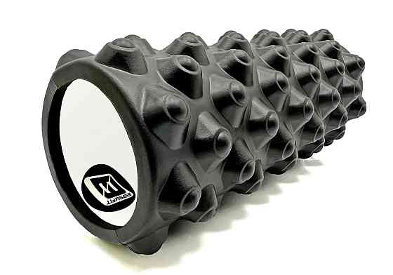 EasyFit Масажний ролик EasyFit Grid Roller Extreme 33 см Чорний Коломия