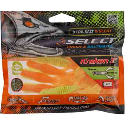 Силікон рибальський Select Kraken 3&quot; 247 (5 шт/уп) (1870.73.10) Вінниця