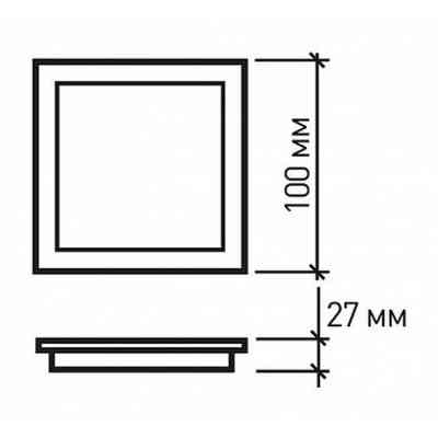 Світильник Eurolamp LED Glass Downlight 6W 500 Lm 3000K (LED-DLS-6/3(glass)) Вінниця
