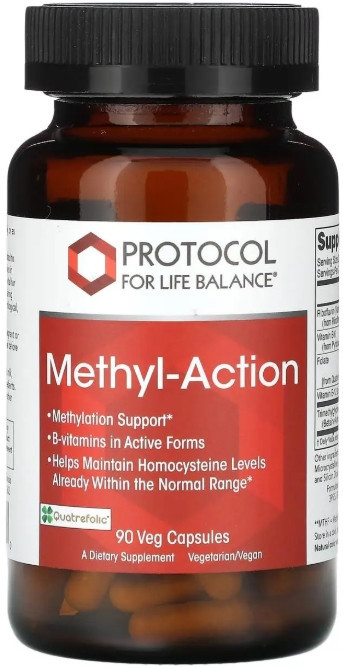 Активний комплекс для підтримки метилювання Protocol for Life Balance Methyl-Action 90 капс Київ - фото 1