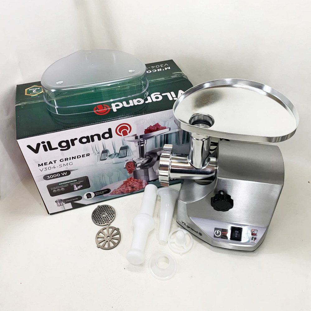 Електрична м'ясорубка багатофункціональна 2 швидкості, Електром'ясорубка побутова з насадкою для кебабу XB-60 Львів - фото 16