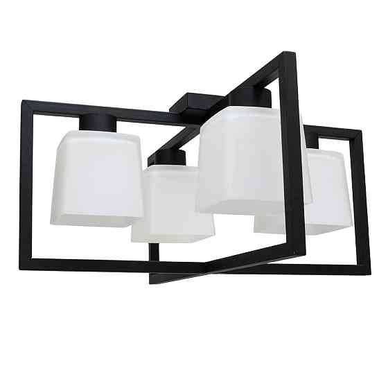 Люстра потолочная MSK Electric Boston на четыре плафона под лампу Е27 NL 400230-4 BK Одесса