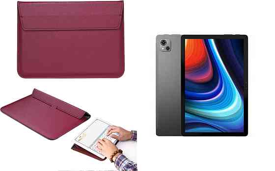 Чехол-конверт VitoCase для Blackview Oscal Pad 13, с функцией подставки для планшета Бордовый Киев