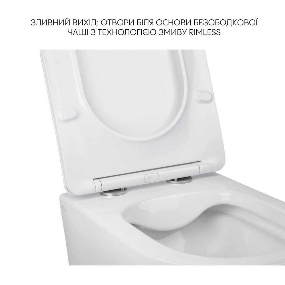 Комплект Qtap Jay 2 в 1: унитаз подвесной Rimless + биде подвесное Киев - изображение 10