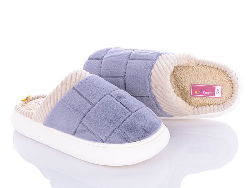 Капці жіночі домашні теплі закриті Сірий Одеса - фото 5