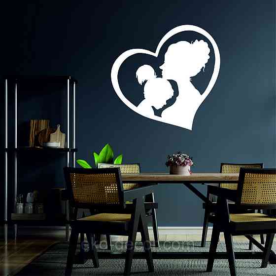 Декоративное настенное Панно «Мать и дитя», Декор на стену 70*67 см, Белый Киев