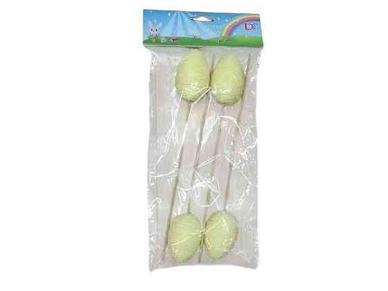 Декор крупнодной Easter eggs 20см (4шт/уп) R40509 ТМ STENSON Киев