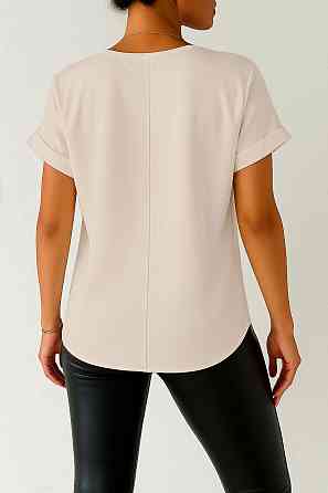 Жіноча футболка з шовку Бежевий S Харків